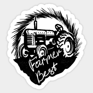 For best farmer Sticker